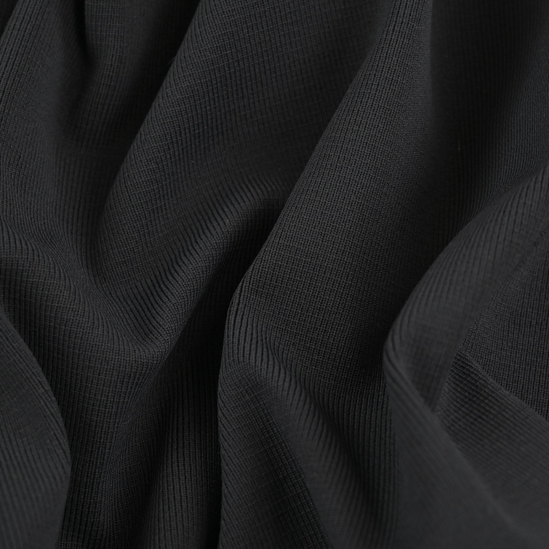 Midnight Rib Stretch Knit Fabric 1005