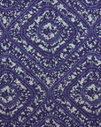 Multicolor Abstract Jacquard Fabric 2076