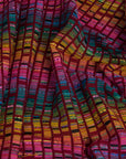 Multicolor Geometric Jacquard 236 - Fabrics4Fashion