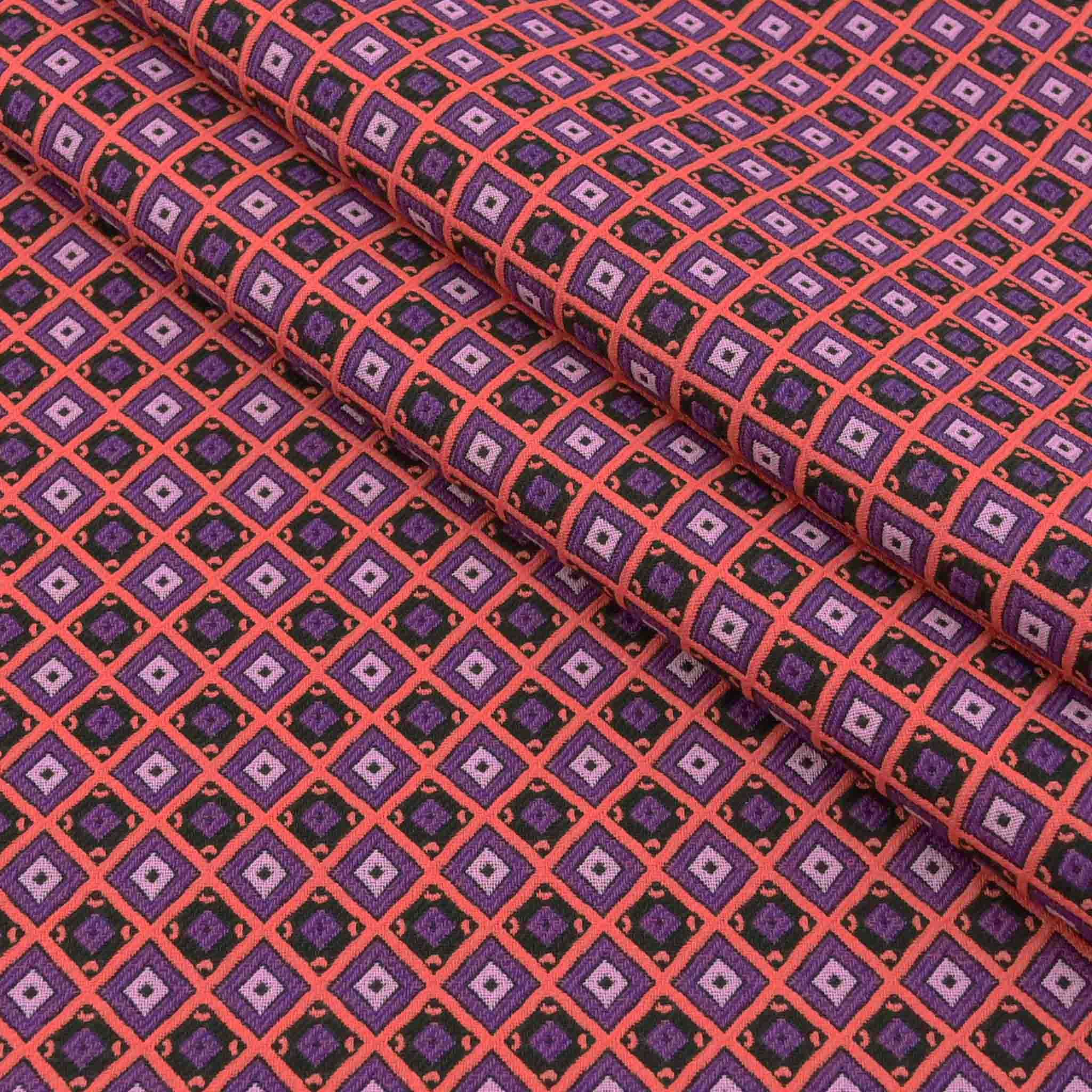 Multicolor Geometric Jacquard 97473 – Fabrics4Fashion