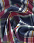 Multicolor Poplin Plaid Fabric 99057