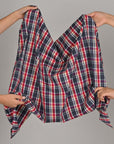 Multicolor Poplin Plaid Fabric 99057