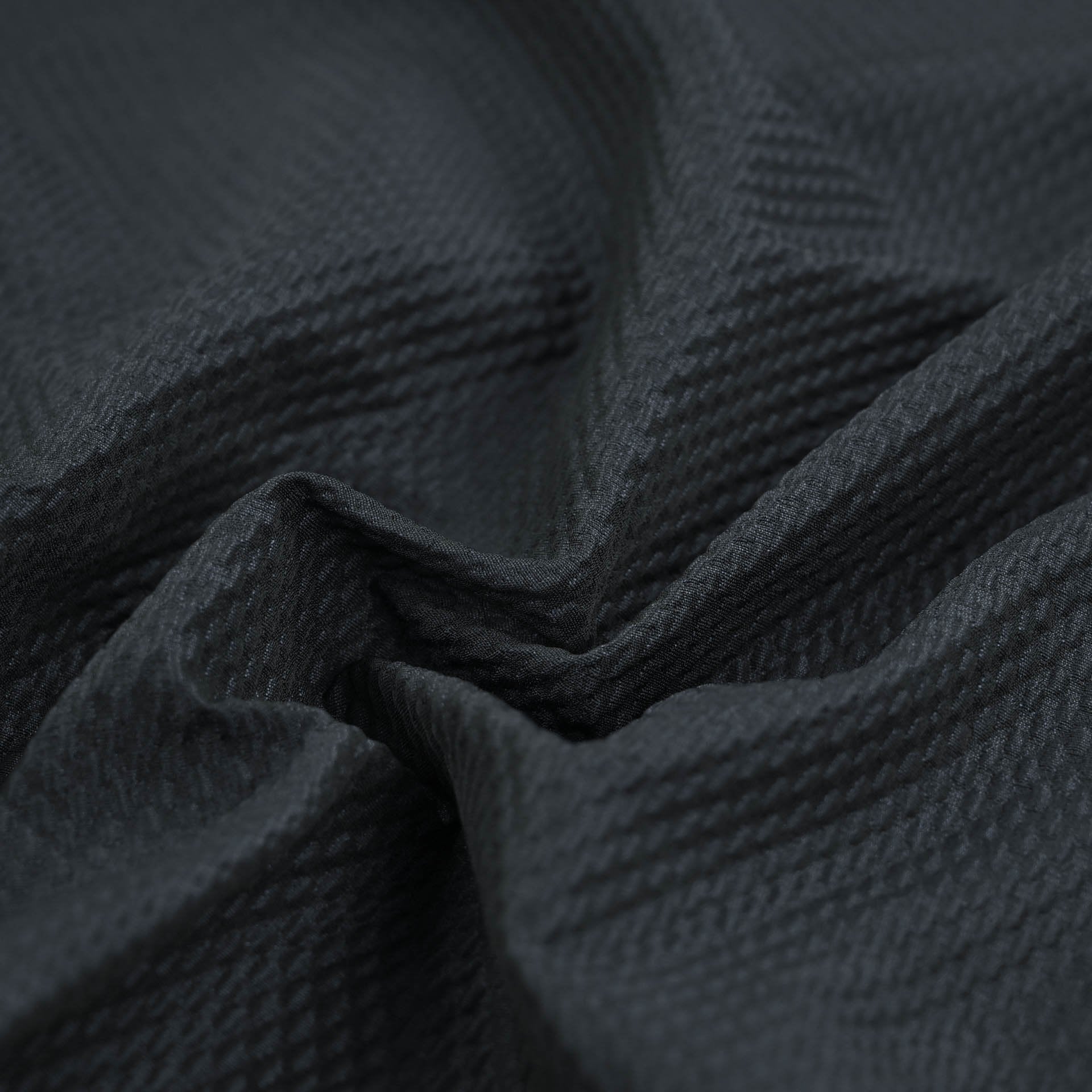 Navy Abstract Jacquard Fabric 98886