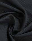 Navy Abstract Jacquard Fabric 98886