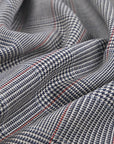 Navy Check Coating Fabric 6452