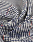 Navy Check Coating Fabric 6452
