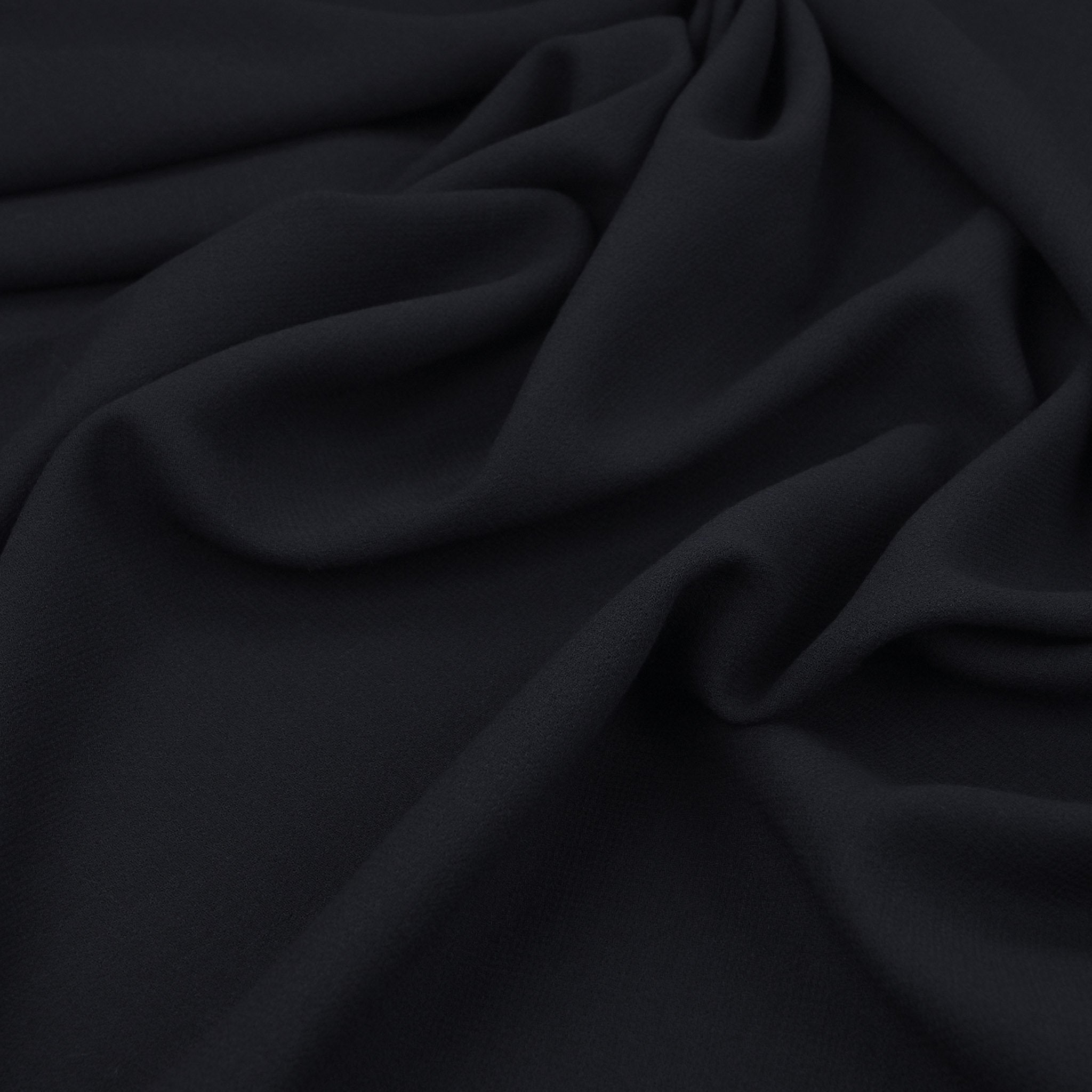 Navy Doublewave Crepe Fabric 98885