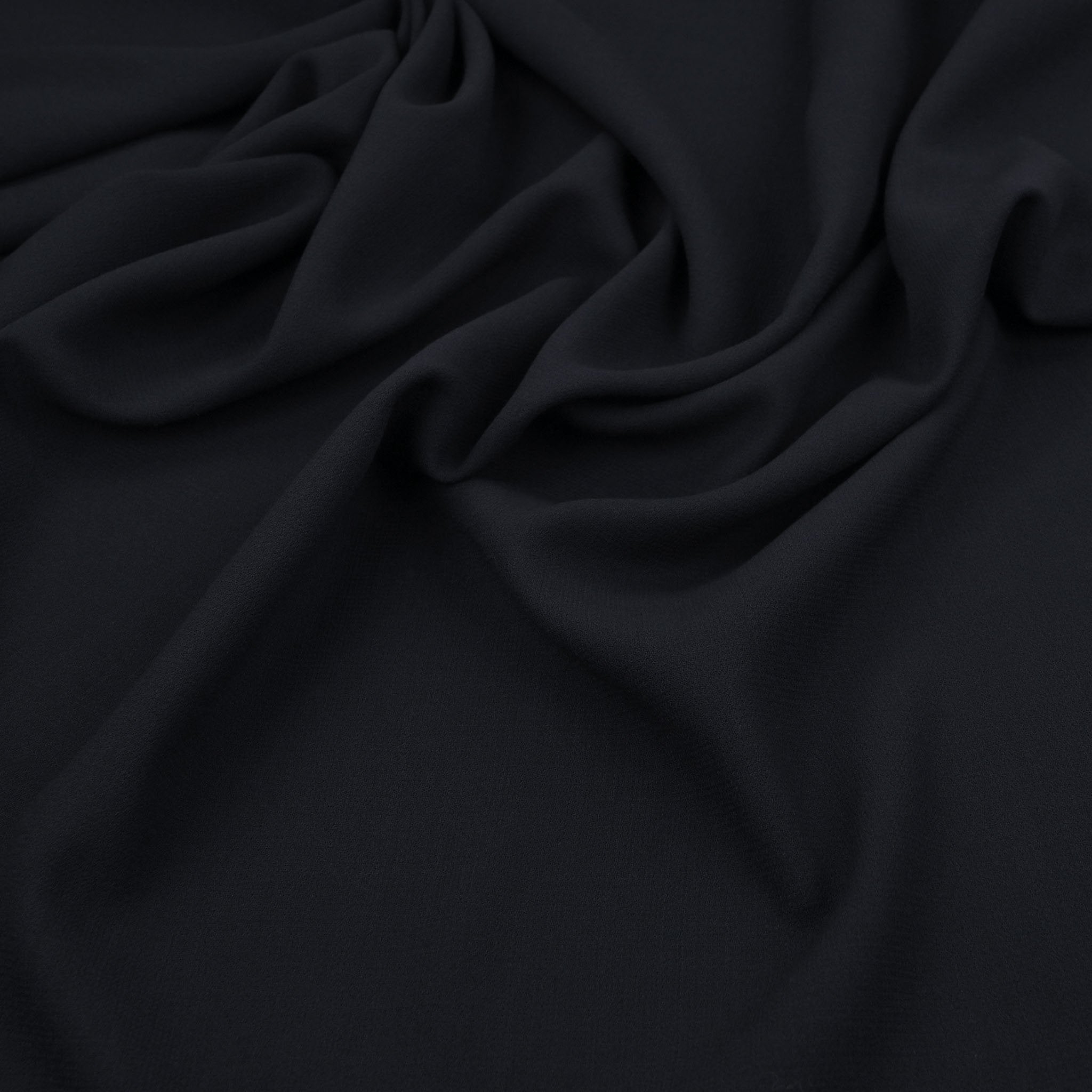 Navy Doublewave Crepe Fabric 98885