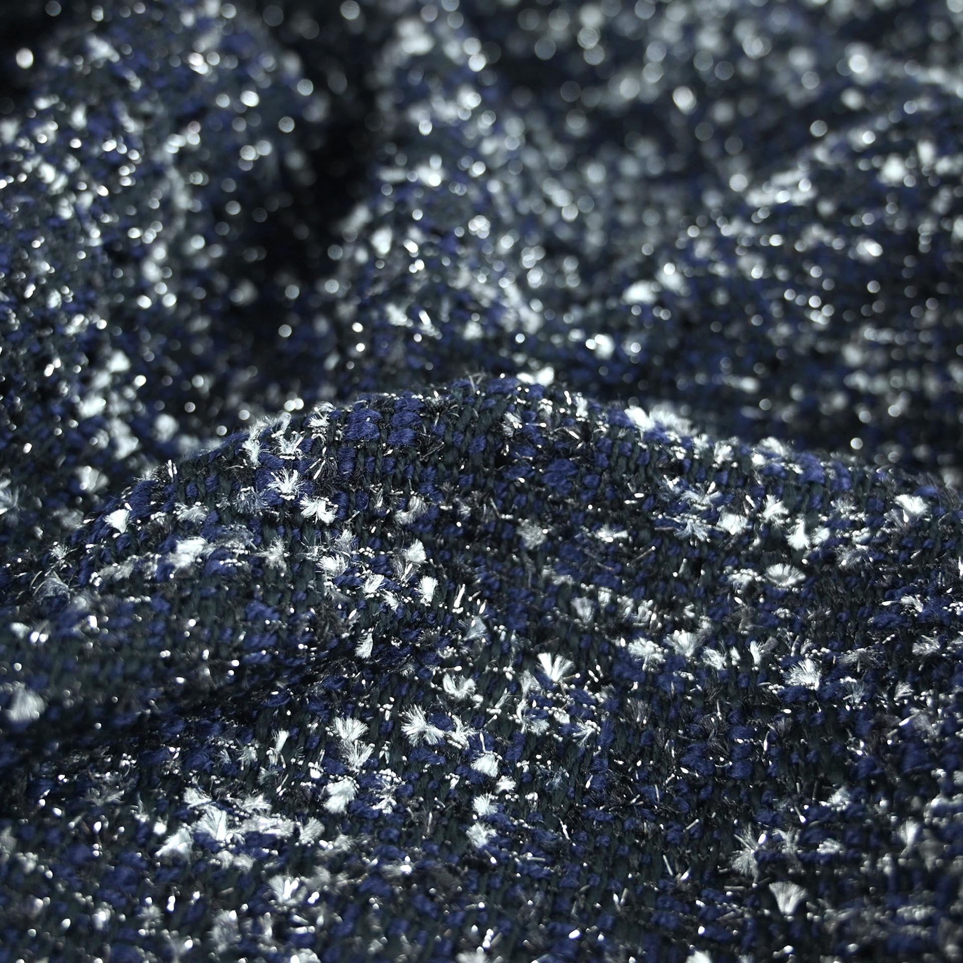 Navy Fancy Tweed 5773 fabric