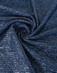 Navy Fancy Tweed Fabric 1521