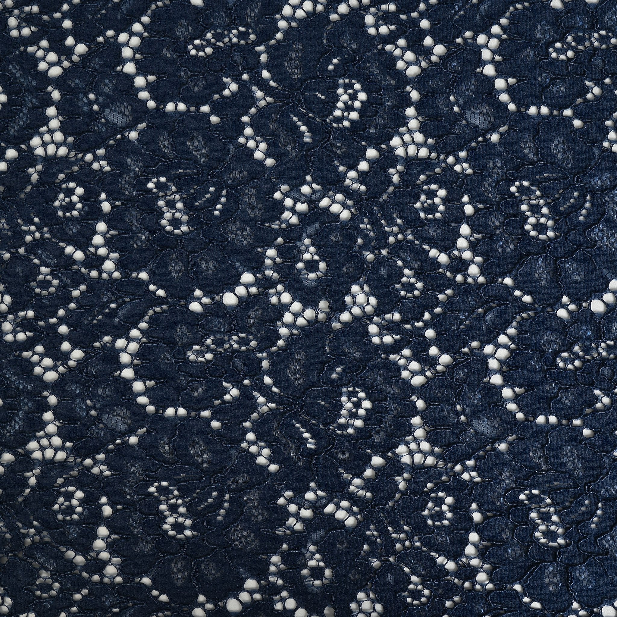 midnight blue lace fabric