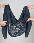 Navy Floral Lace 3368