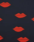 Navy Grosgrain Print Fabric 2720