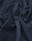 Navy Hammered Velvet Fabric 465