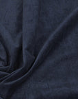 Navy Hammered Velvet Fabric 465
