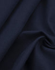 Navy Plain Tweed Fabric 2799