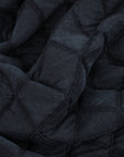 Navy Quilted Fabric 3236