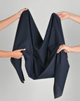 Navy Suiting Check Fabric 4253