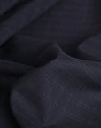 Navy Suiting Check Fabric 4253