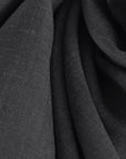 Navy Virgin Wool Linen Fabric 5681