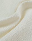 Off-White Textured Wool Fabric 96878