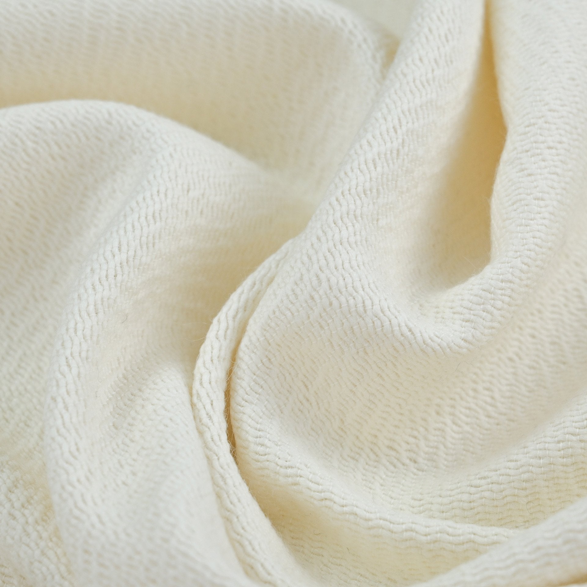 Siegfried wool fabric - wool white
