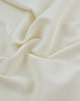 Off-White Textured Wool Fabric 96878