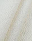 Off-White Textured Wool Fabric 96878