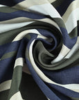 Olive Green Stripes Fabric 760