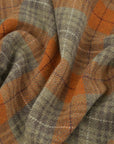 Orange Plaid Coating Fabric 97729