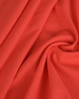 Orange Red Crepe Fabric 4413