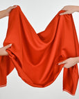 Orange Satin Backed Crepe 96908