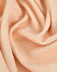 Peach Tweed Fabric 96489