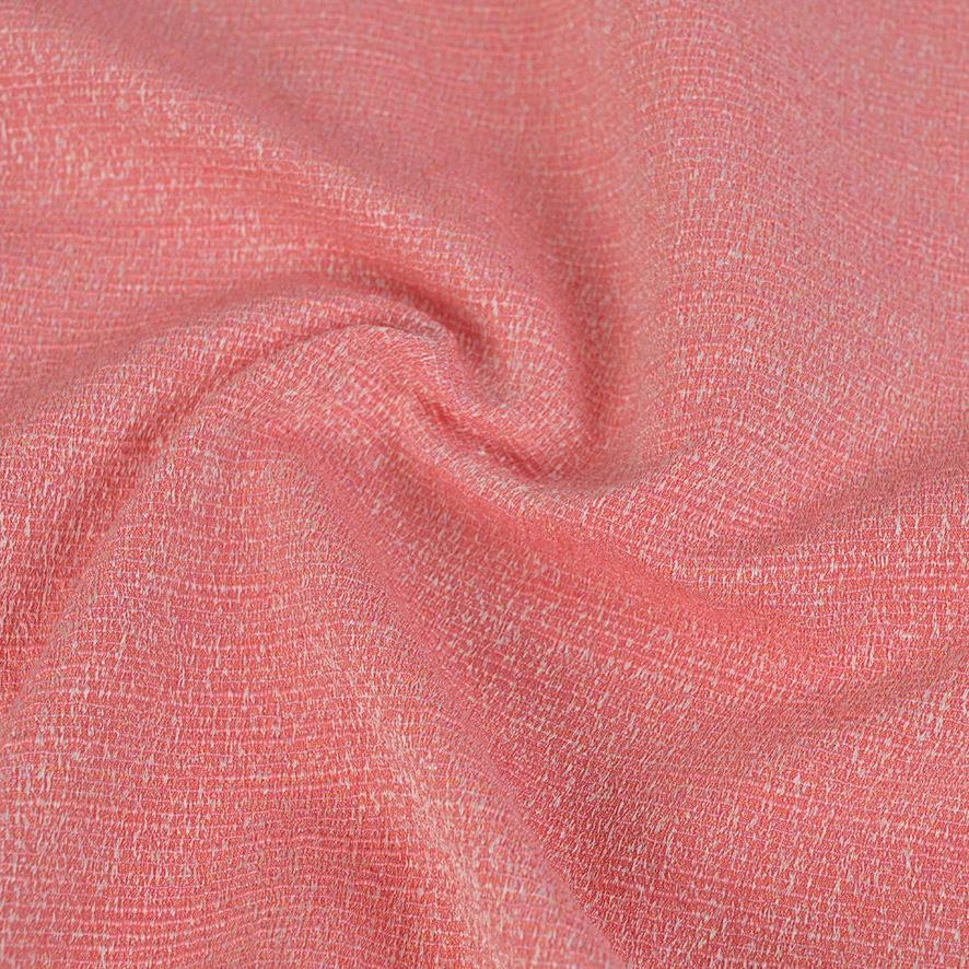 Rose Pink Curly Knit Boucle Type Stretch Fabric Polyester Material 150cm 59  wide -  Portugal