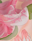 Pink Floral Chiffon Silk 1658