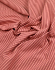 Pink Stripes Stretch Cotton Fabric 98659