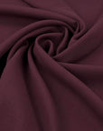 Plum Doublewave Crepe Fabric 97077