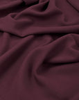 Plum Doublewave Crepe Fabric 97077