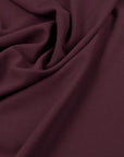 Plum Doublewave Crepe Fabric 97077