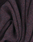 Plum Herringbone Flannel 96501