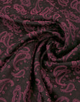 Purple Paisley Jacquard Fabric 97408
