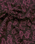 Purple Paisley Jacquard Fabric 97408