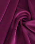 Purple Satin Crepe Fabric 97107