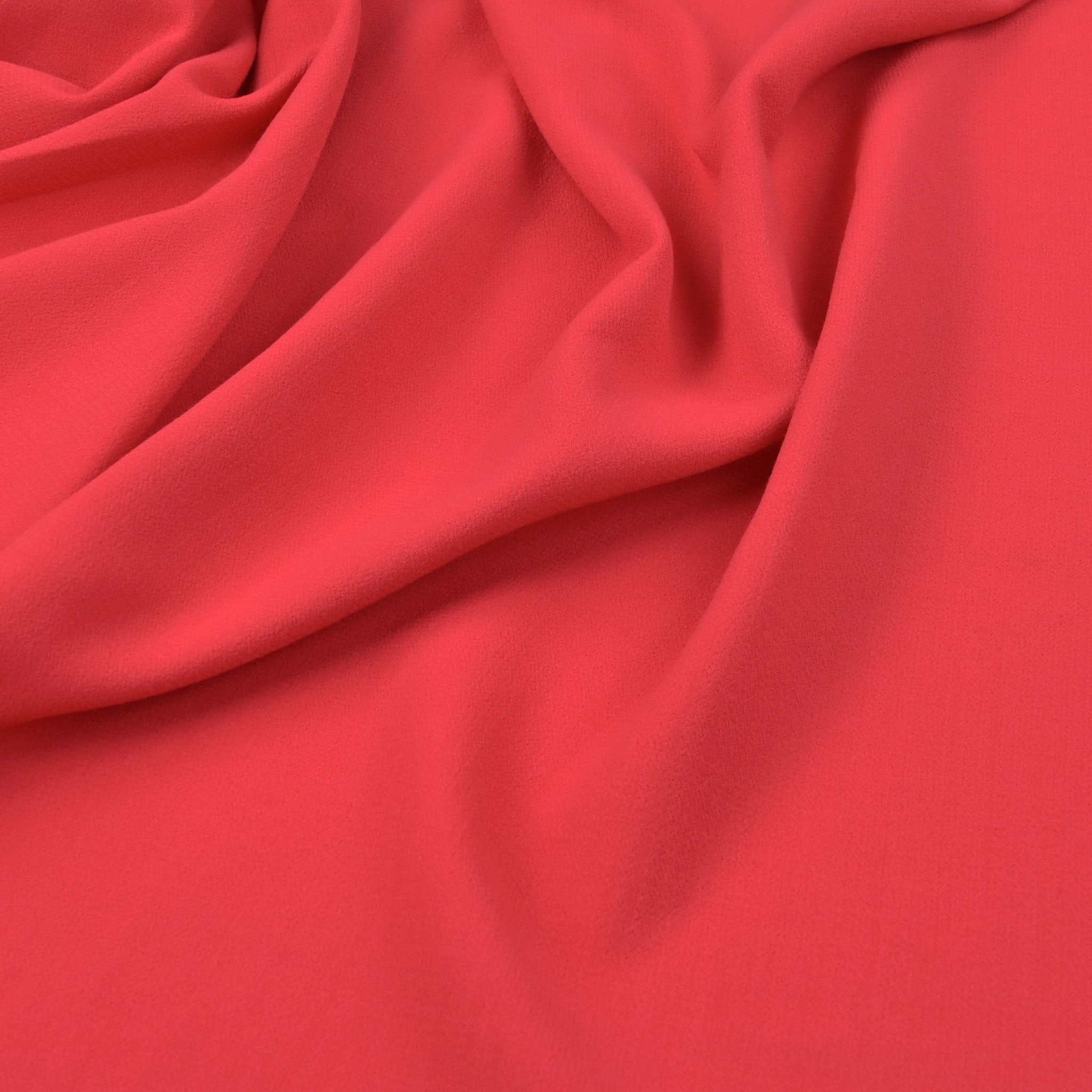 Raspberry Doublewave Crepe Fabric 98877