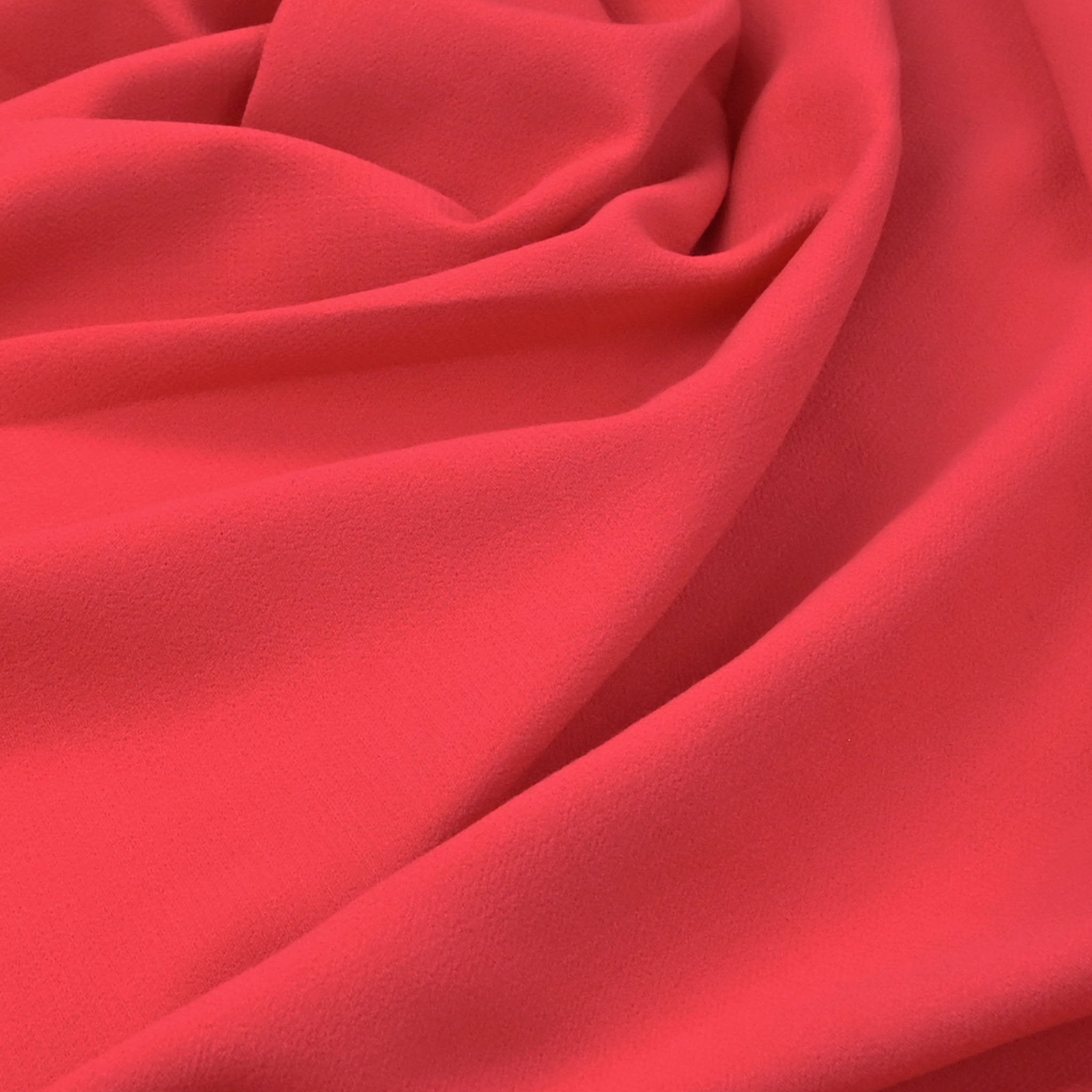 Raspberry Doublewave Crepe Fabric 98877