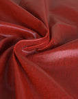 Red Coated Twill Fabric 3763