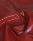 Red Coated Twill Fabric 3763