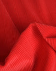 Red Corduroy Fabric 5272