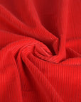 Red Corduroy Fabric 5272