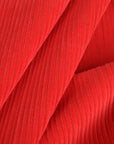 Red Corduroy Fabric 5272